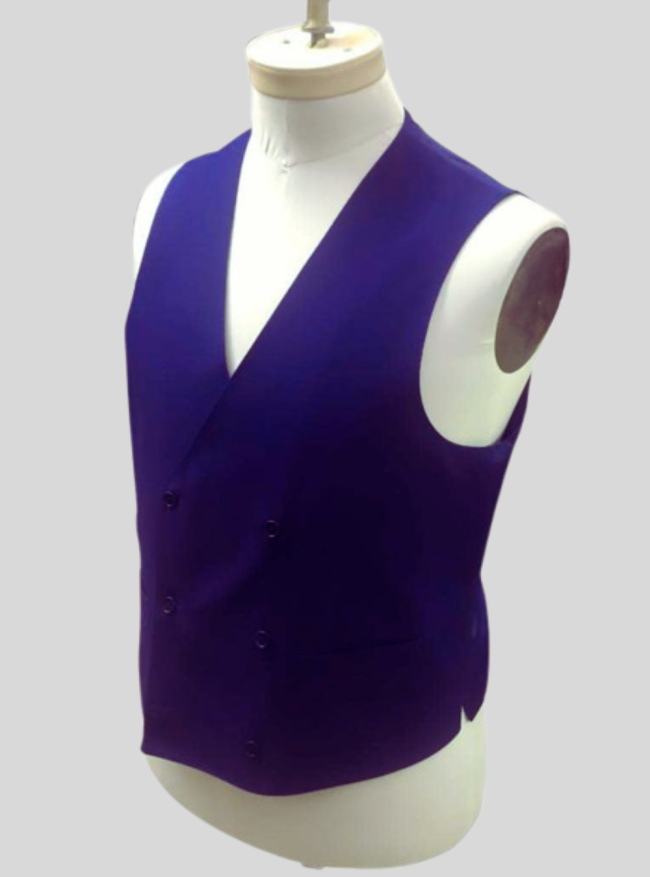 Bleu double-breasted cardigan 
